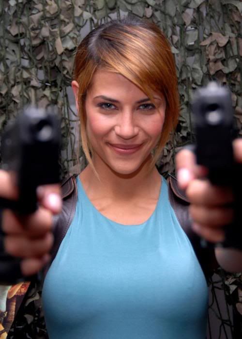 ? Karima Adebibe as Lara Croft ? - SantaBanta Forums