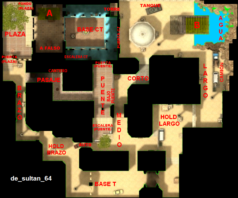 Nombres de áreas y posiciones en mapas del Counter Strike Nombres de áreas y posiciones en mapas del Counter Strike