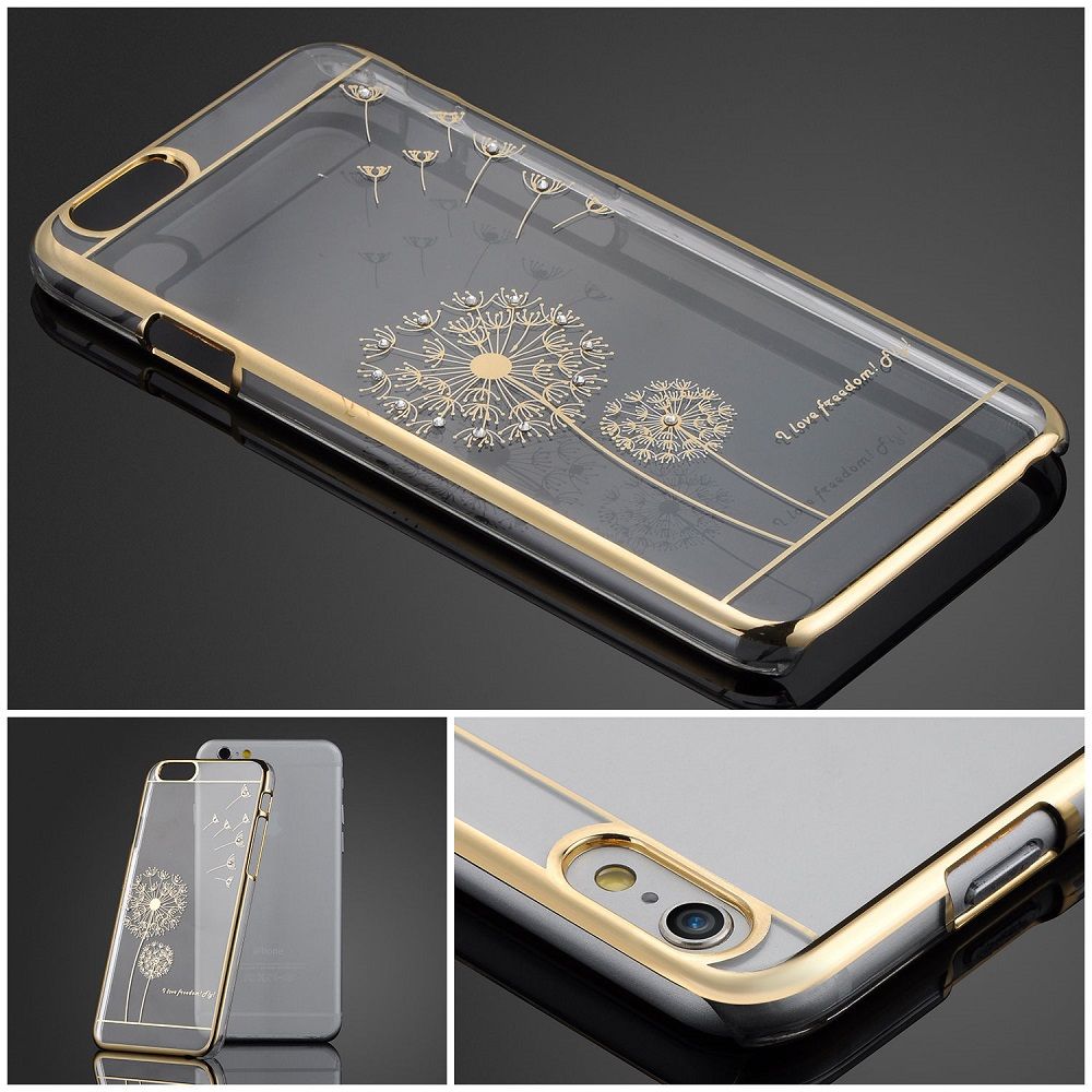 Luxury Ultra thin Electroplate Metal Clear back case cover for iPhone5