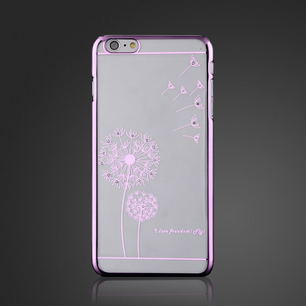 Luxury Ultra thin Electroplate Metal Clear back case cover for iPhone5