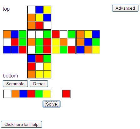 Online Rubik’s Cube game and solver » article-stack