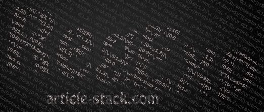 Regular expression typography