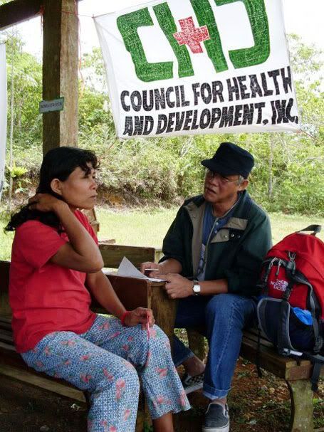Si Dr. Alexis Montes, volunteer doctor ng Council for Health and Development at Community Medicine Development Foundation. (Contributed Photo)
