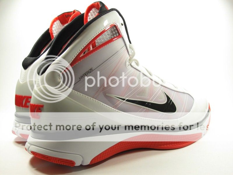 DS NIKE 2009 AIR HYPERIZE HOT RED 13 INFRARED MAX DUNK  