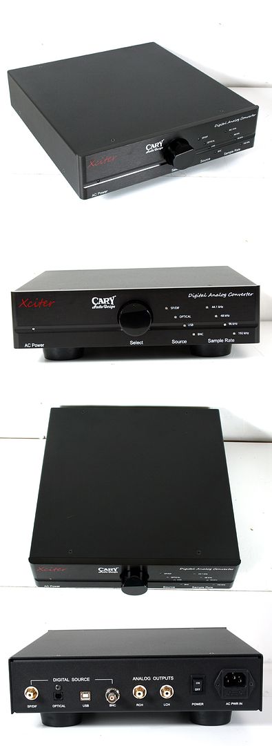 Cary Audio Xciter DAC Digital to Analog USB Converter New IOB Processor