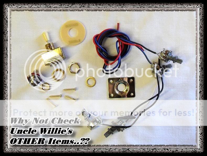 WIRING KIT Gold / Cream Complete LP / SG FREE USA SHIP  