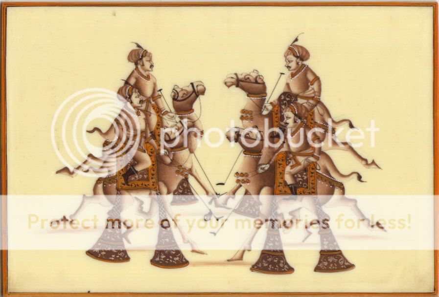 Rajasthan Camel Polo Miniature Painting Handmade India ...