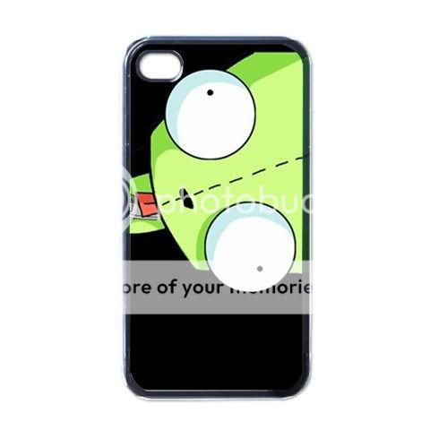 NEW INVADER ZIM iPhone 4 CASE BLACK NICE GIFT FOR YOUR PHONE 2  